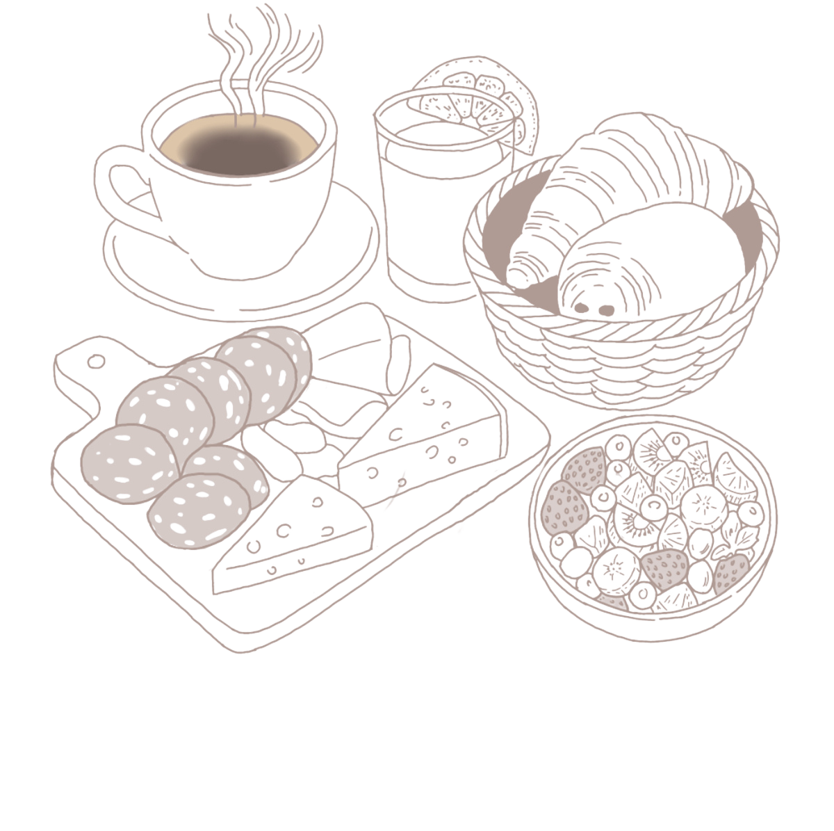 Le brunch du mariage